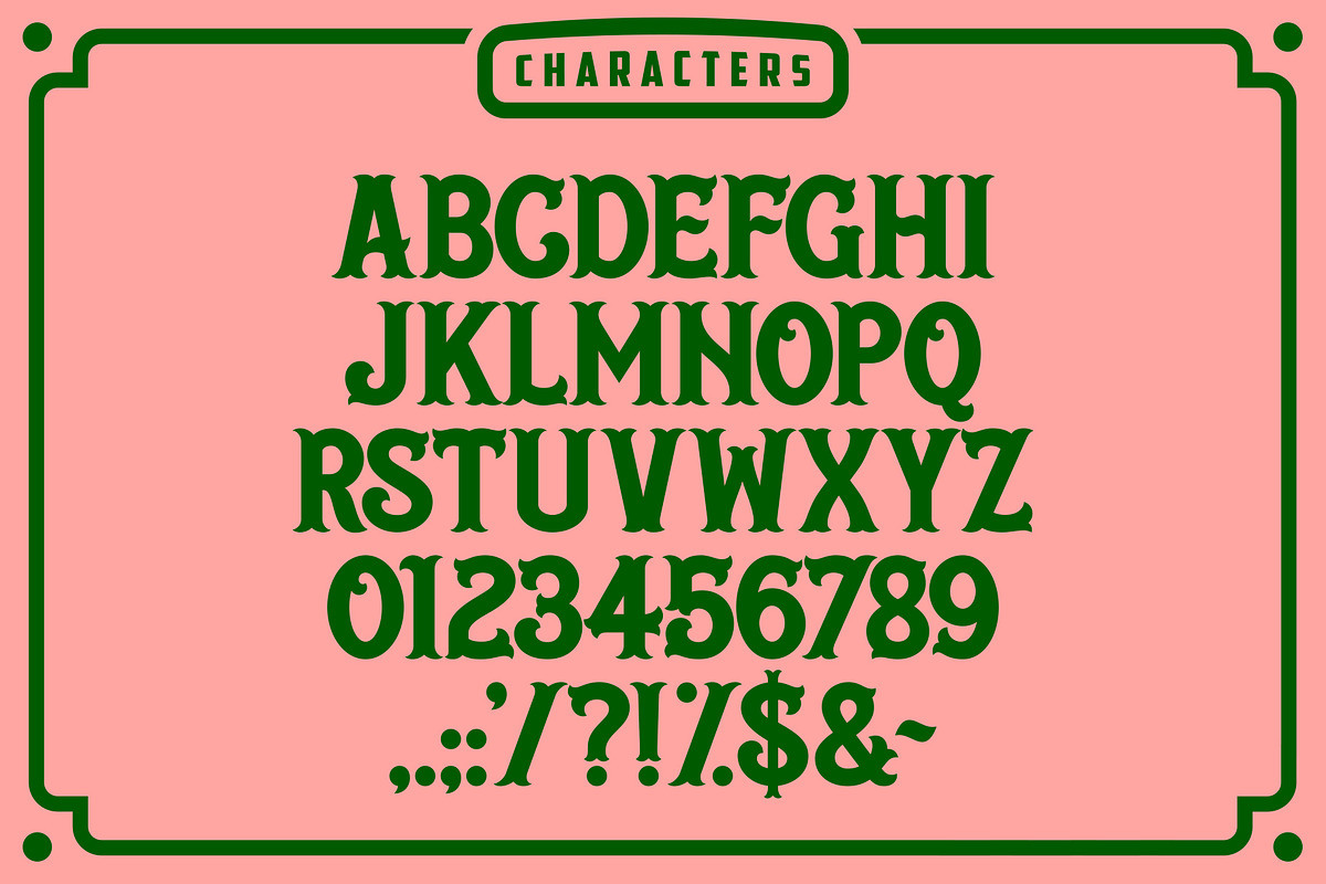 Rose City Antiques Font, a Font by MightySHORT (Photo 2 of 3)
