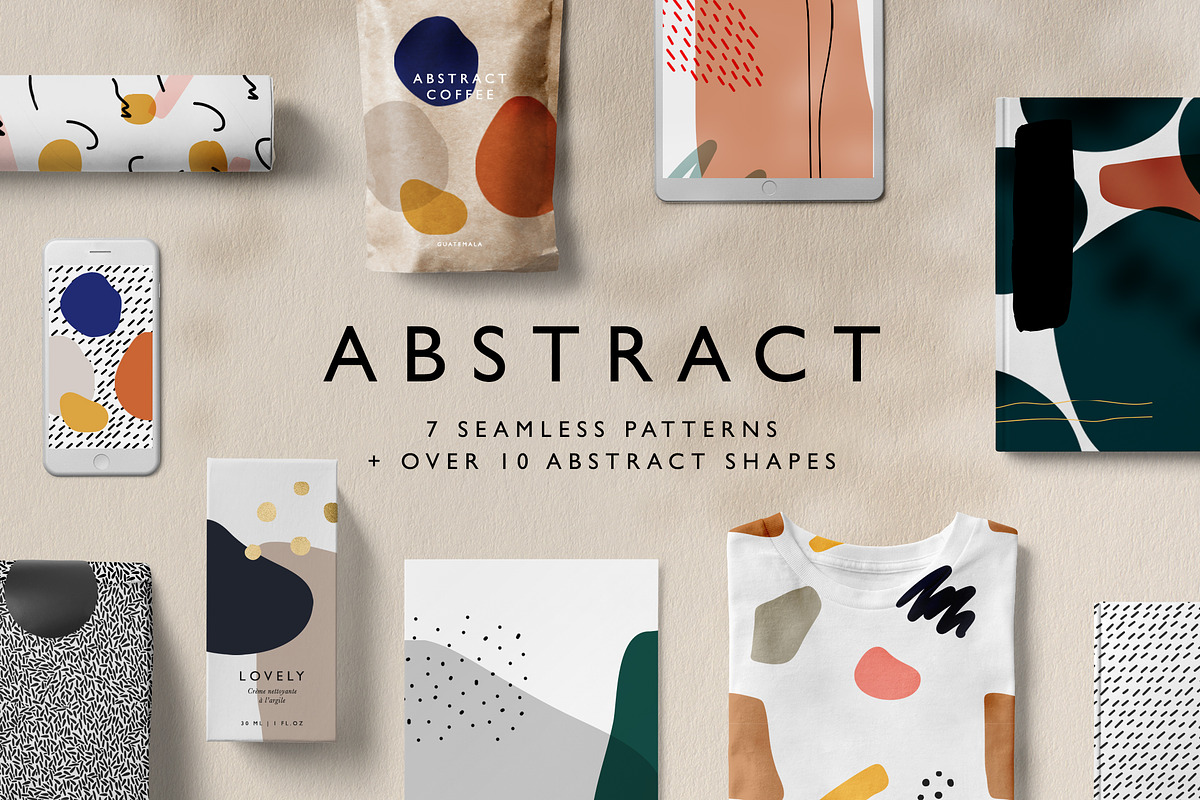 Abstract Seamless Patterns + Shapes, a Pattern Graphic by new public (Photo 1 of 6)