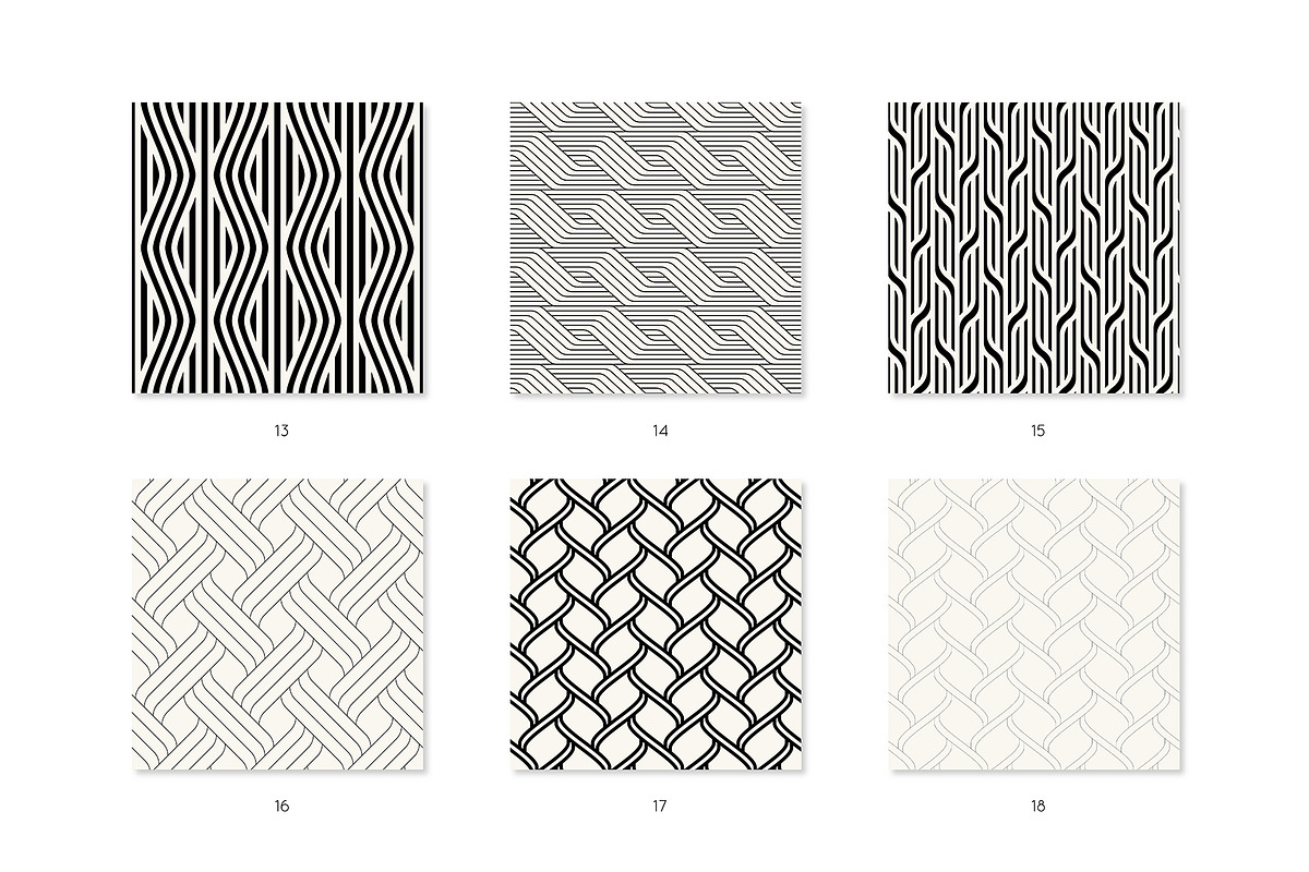 GEO | Seamless Patterns Set, a Pattern Graphic by Curly_Pat (Photo 5 of 9)