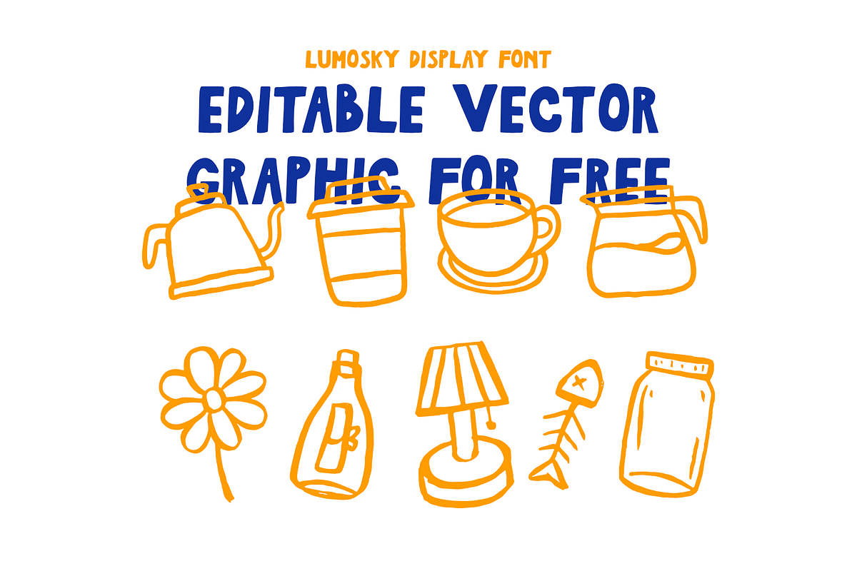 Lumosky - Handdrawn Display Font, a Handwritten Font by Cruizy & Co (Photo 7 of 8)