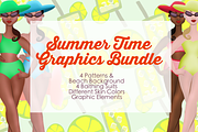 Summer Time Graphic Bundle, a Pattern Graphic by CosmicMedium (Thumbnail 2 of 6)
