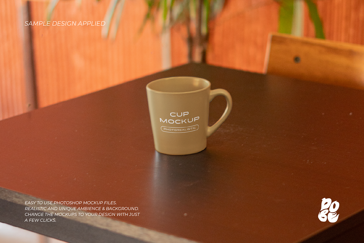 Cup Desk Mockup Set - Vol 1, a Product Mockup by DOBE Studio (Photo 5 of 5)