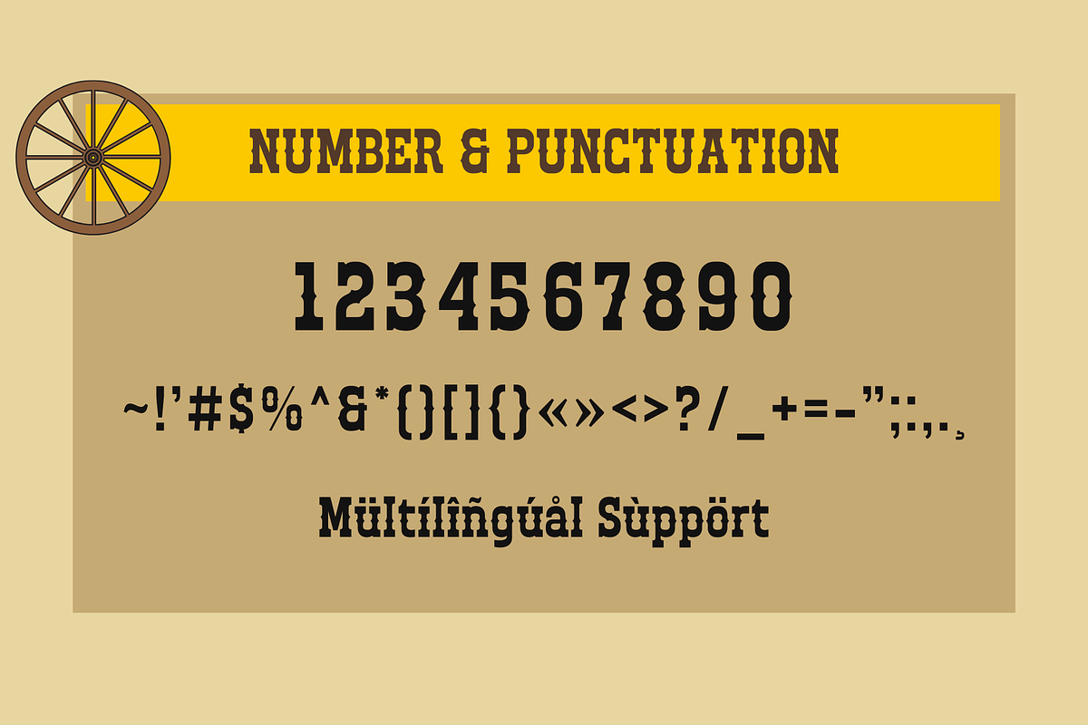 Cowboy Outlaw - Western Font, a Serif Font by Sronstudio (Photo 15 of 15)