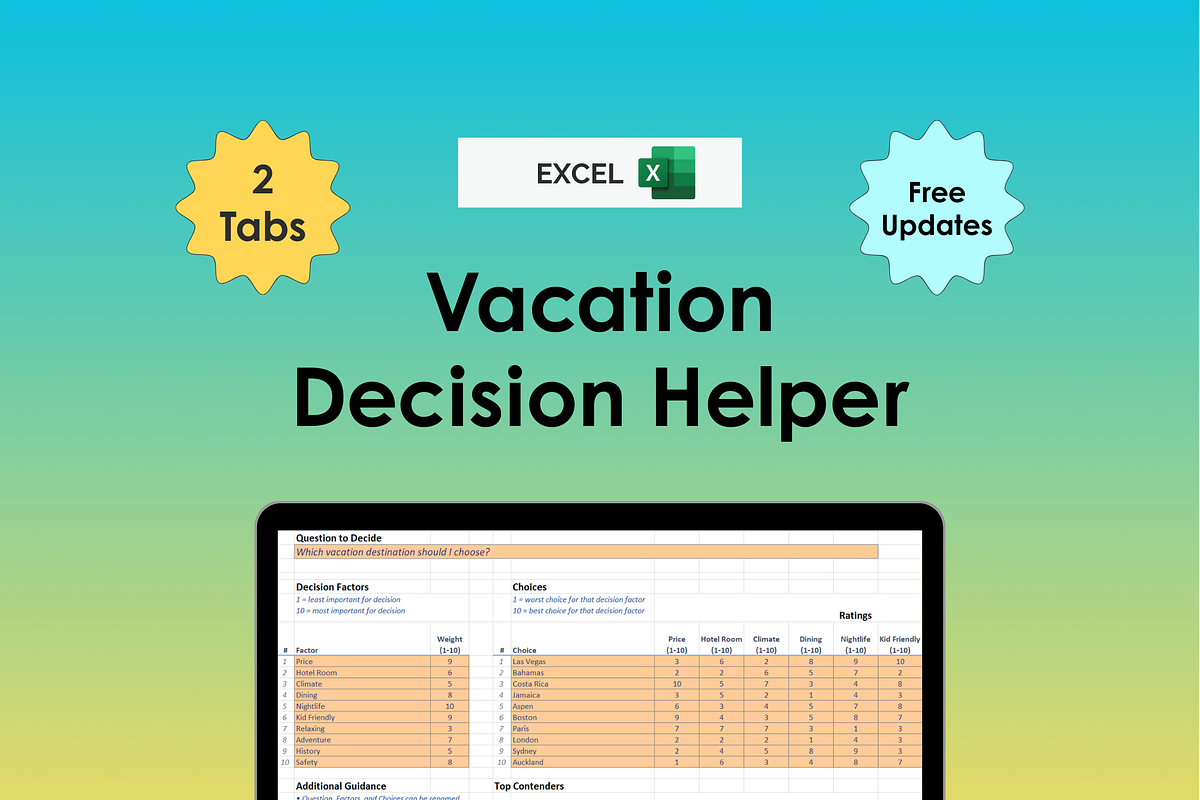 Vacation Decision Helper