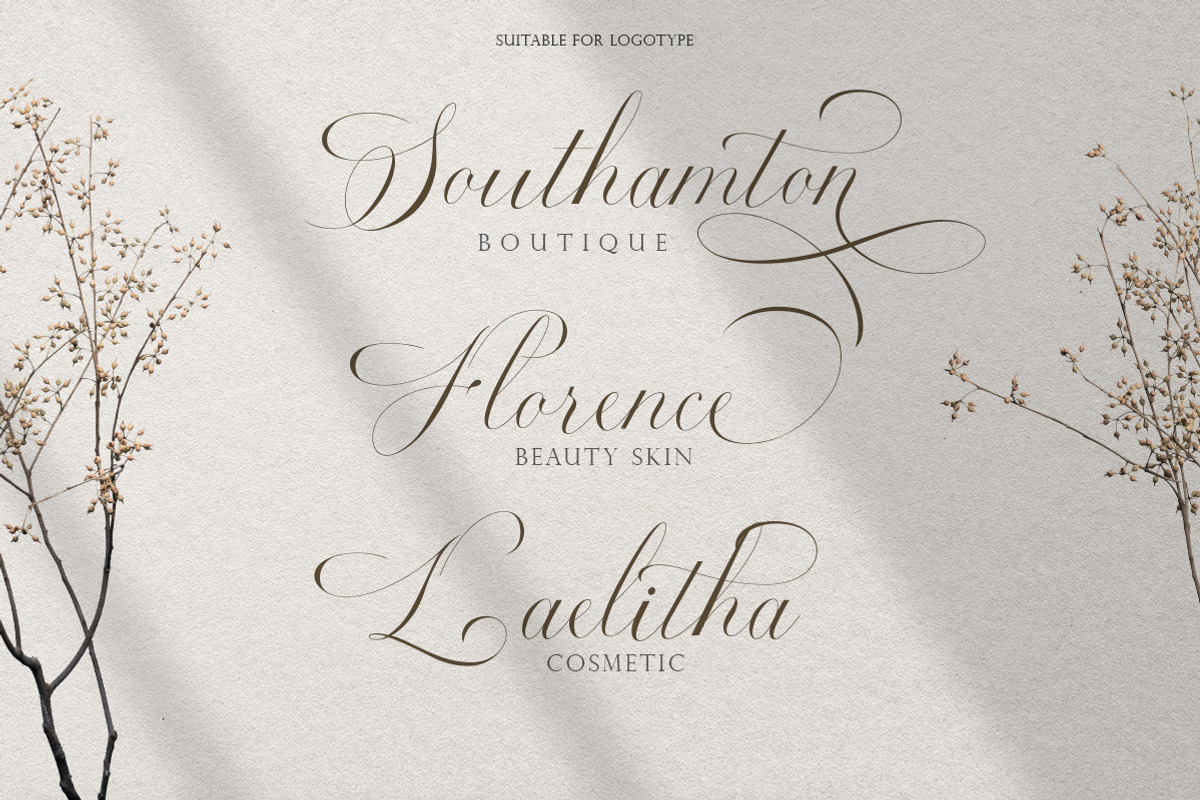 Estarossa - Classic Script, a Script Font by Letterhend Studio (Photo 4 of 9)