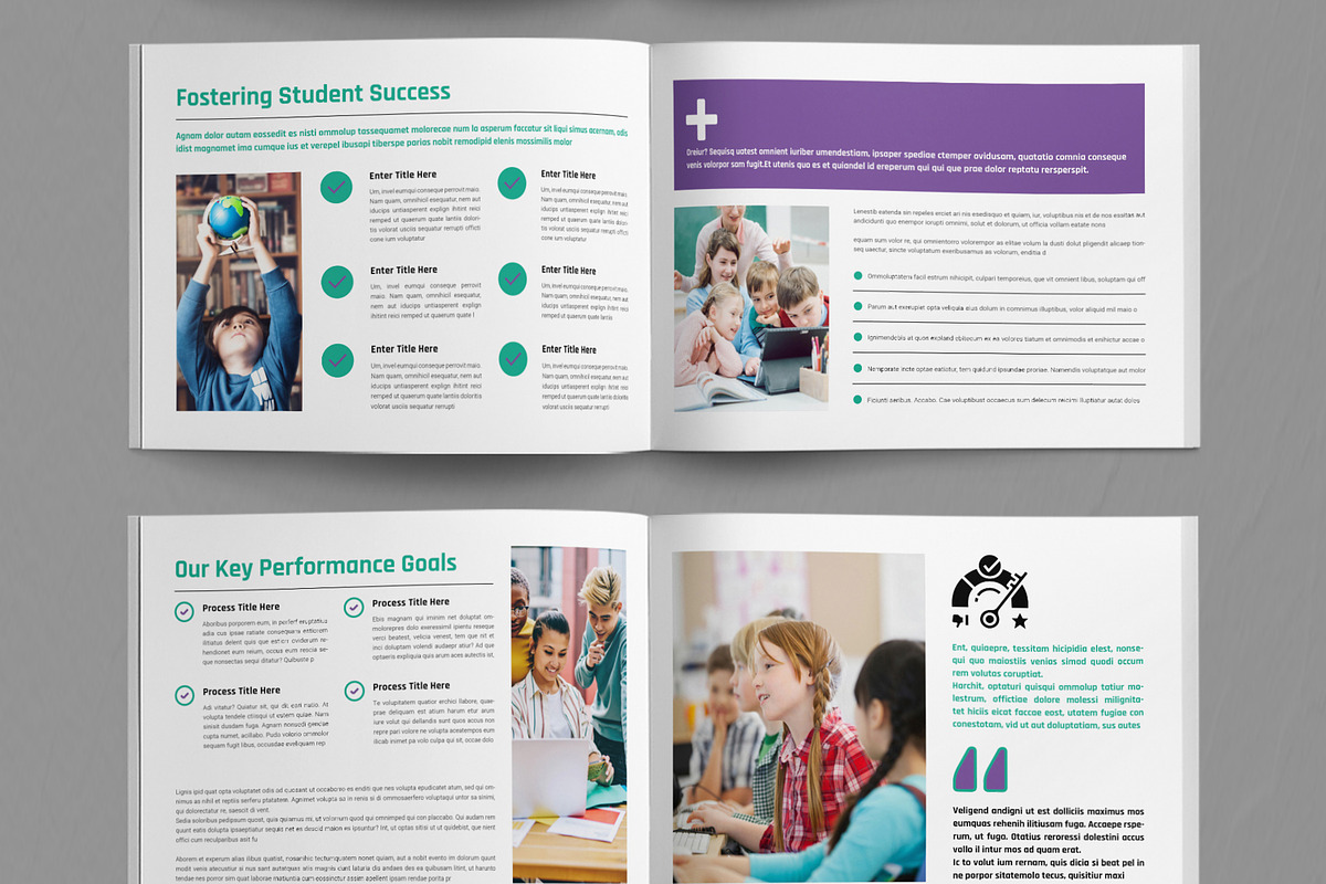 Education Brochure Template, a Brochure Template by ContestDesign (Photo 4 of 5)