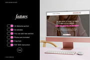 Luxury Canva Sales page website, a Landing Page Template by My Template Studio (Thumbnail 3 of 14)