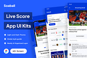 Soaball - Live Score Football Apps, an App Template by Minialis (Thumbnail 1 of 6)