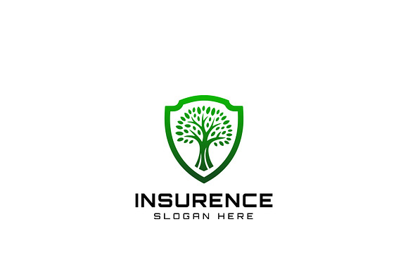Green Tree Insurance Logo Design