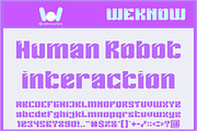 Sideways Rain font, a Font by weknow (Thumbnail 5 of 8)