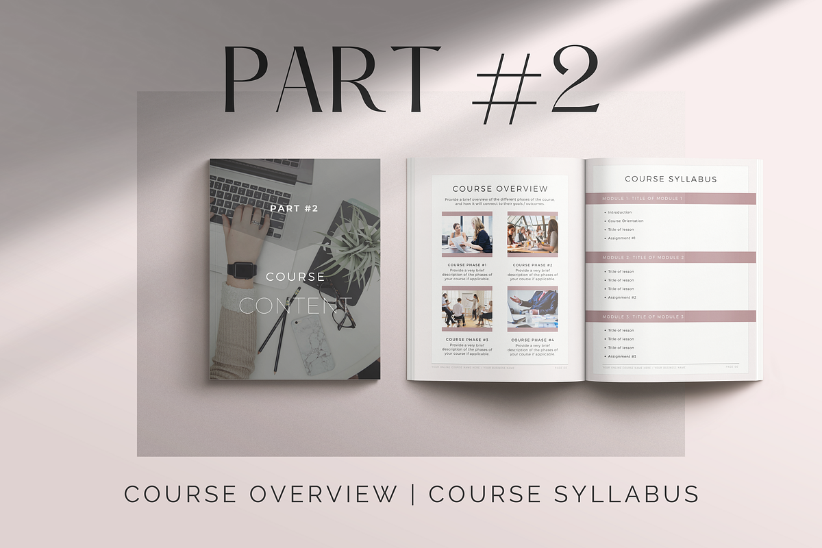 Online Course Welcome Packet | Canva, a Brochure Template by Designs by ...