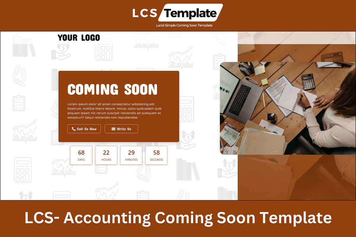 LCS Coming Soon Template, a Landing Page Template by Lucid_Solutions (Photo 7 of 8)