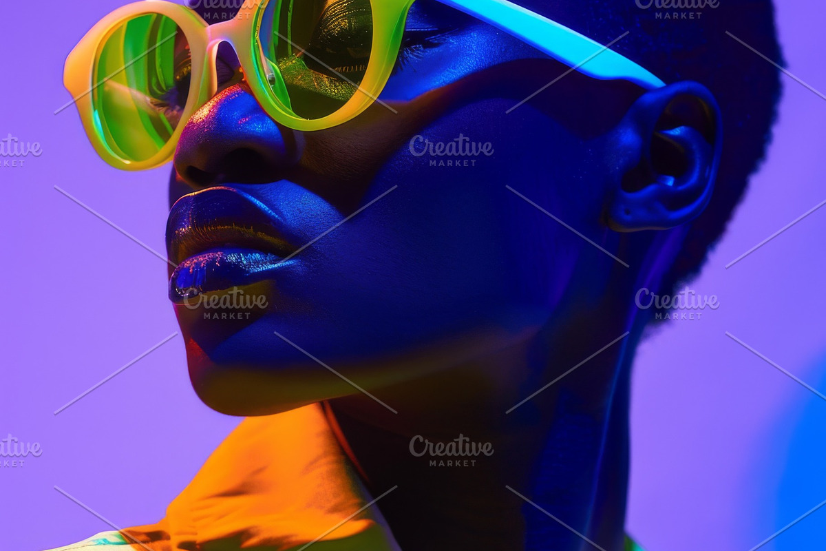 109 Fashion models in sunglasses, a Beauty & Fashion Photo by Handmadefont (Photo 41 of 113)