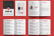 Modern CV and Portfolio Template, a Brochure Template by MightyDesign (Thumbnail 3 of 7)