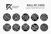 Ball of Yarn Icon, an Icon by Akatype Studio (Thumbnail 1 of 3)