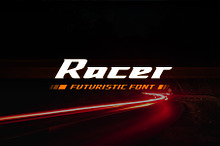 Racer Futuristic Font