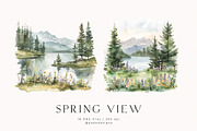 Spring View, a Seasonal Illustration by PeDe Designs (Thumbnail 3 of 10)