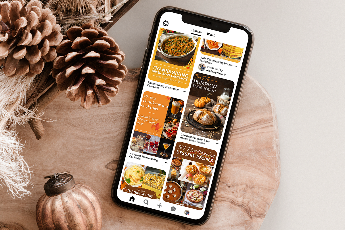 Canva Pinterest Templates - Food Blog preview 7