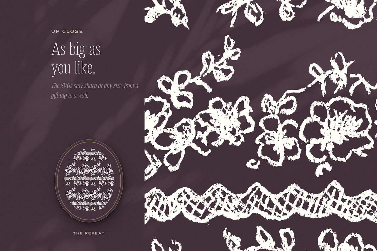 Lace & Trims Seamless Pattern Bundle, a Pattern Graphic by The October Creative (Photo 5 of 12)