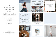 Stylish presets for Lightroom Mobile, an Action Add-On by kostanashvili (Thumbnail 1 of 5)