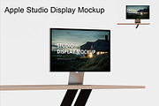 Apple Studio Display Mockup, a Device Mockup by Aquarianz Studio (Thumbnail 1 of 3)