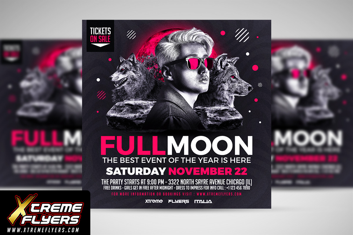 DJ Event Flyer, a Flyer Template by XtremeFlyers (Photo 1 of 2)