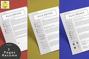 Simple Elegant Word Resume Template, a Resume Template by Rustype (Thumbnail 2 of 5)