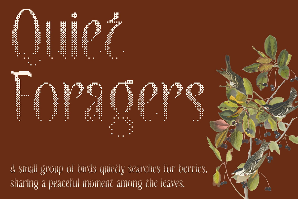 CS Athens Halfpixel, a Sans Serif Font by Craft Supply Co. (Photo 5 of 8)