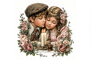 Couple in Love Clipart JPG, a Person Illustration by Memories By Lea (Thumbnail 8 of 19)