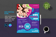 Kids Summer Camp Festival Flyer, a Flyer Template by Designscozy (Thumbnail 1 of 5)