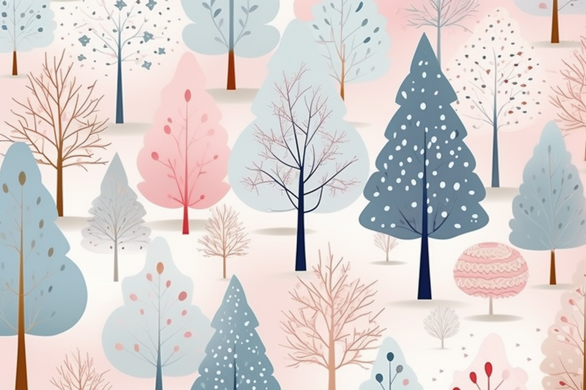 Winter Christmas Pattern, a Pattern Graphic by Printable Treasure (Photo 5 of 5)