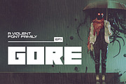 Gore Typeface, a Font by Tugcu Design Co. (Thumbnail 1 of 5)