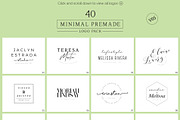 Minimal Premade Logo Bundle V05, a Branding & Logo Template by XpertgraphicD (Thumbnail 2 of 15)
