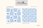 Cobalt Cottagecore.Seamless Patterns, a Pattern Graphic by oxygen_8 (Thumbnail 2 of 10)