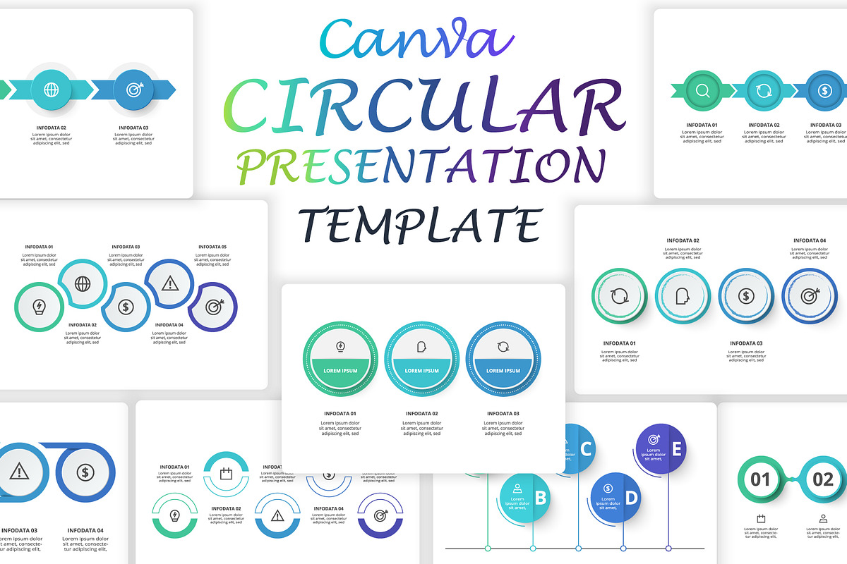 Mega Set Canva Presentation Template, a Presentation Template by Infographics project (Photo 7 of 30)