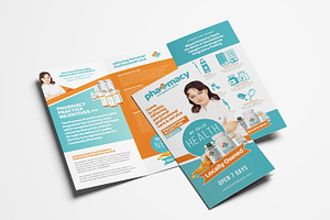 Pharmacy Tri-Fold Brochure Template