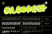 Gloomist - Bold Bubble Display Font, a Symbol Font by Jadatype.id (Thumbnail 8 of 8)