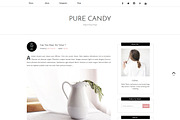 Blogger Template - PURE CANDY, a Websites & App Template by Vefio Themes (Thumbnail 1 of 4)
