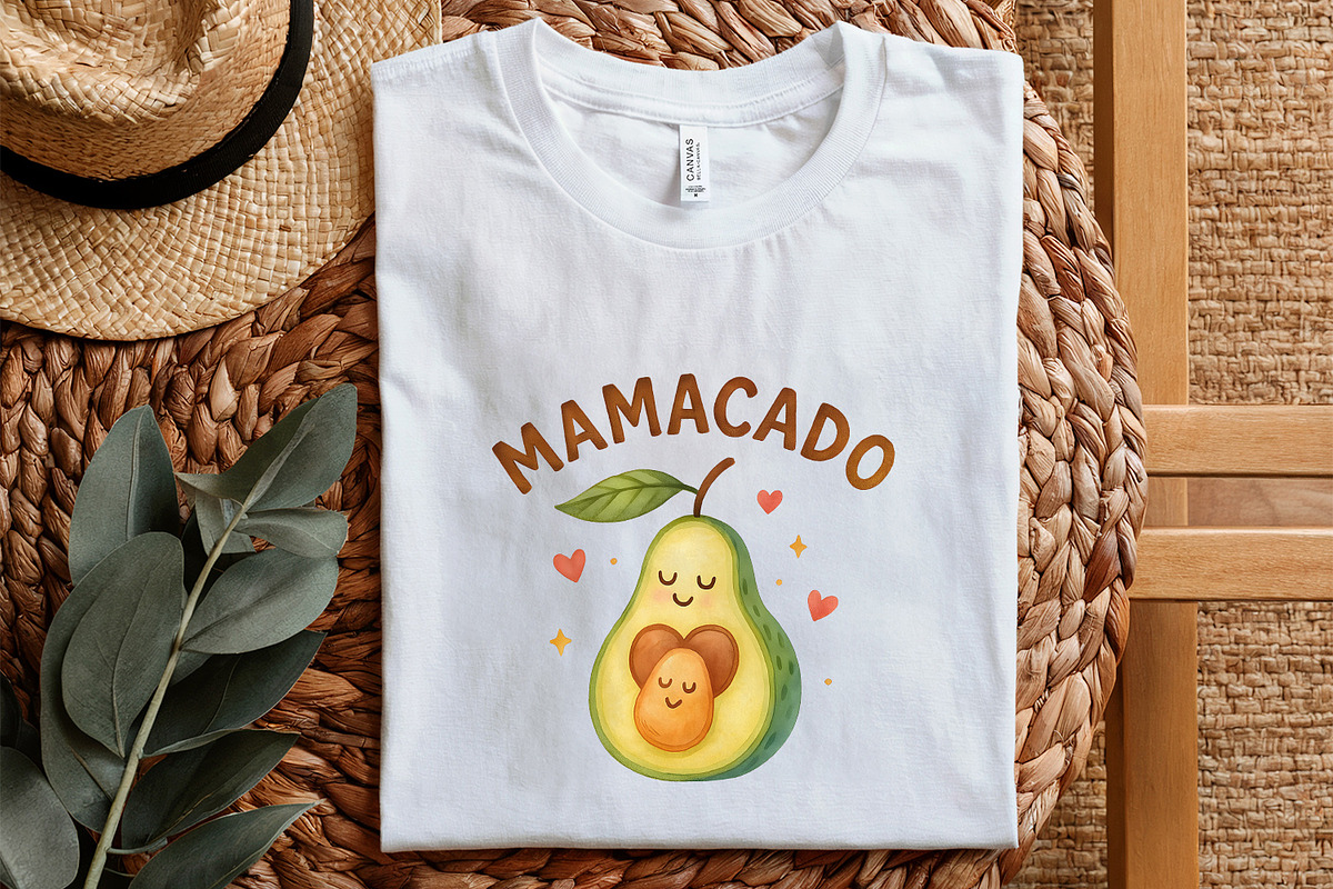 Mamacado PNG, Cute Avocado Mom Art,, an Illustration by SharpMarketplace (Photo 5 of 9)