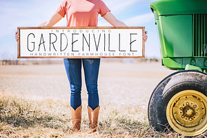 Garden Ville - Handwritten Font