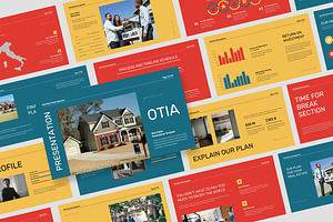 Otia : Real Estate Powerpoint, a Presentation Template by Punkl Camp