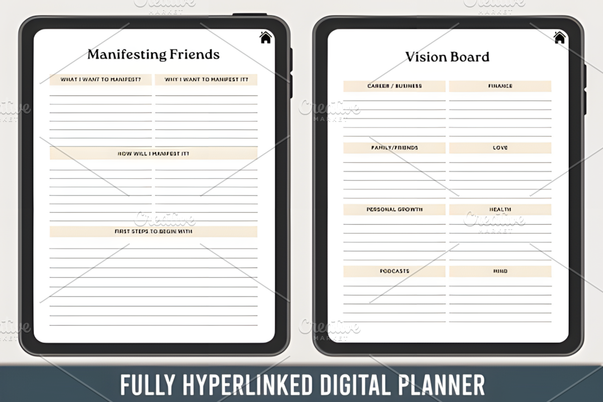 Digital Manifestation Journal Canva, a Social Media Template by Coco Bloom (Photo 3 of 5)