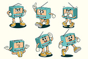 Retro Radio Characters, an Object Graphic by Graptail (Thumbnail 4 of 4)