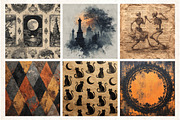 Vintage Halloween Digital Design Pap, a Pattern Graphic by Libby Wishes (Thumbnail 6 of 6)