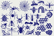 Group of different insects, an Outline Icon by LineworkStock (Thumbnail 3 of 3)