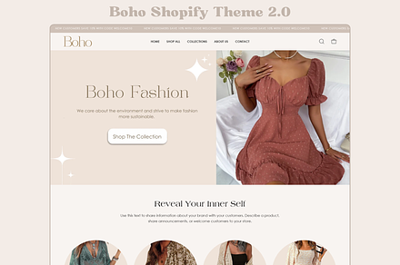 Boho Shopify Theme Template