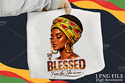 She is Blessed Black History Month, an Illustration by Canvas Craft (Thumbnail 1 of 6)