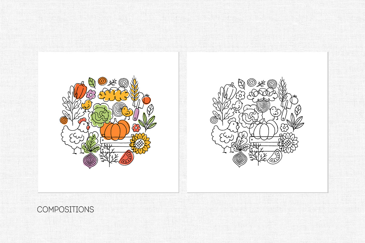 Farm illustrations, an Animal Illustration by adehoidar (Photo 4 of 5)