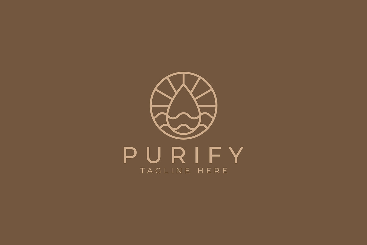 Water Purification Logo, a Branding & Logo Template by Signatoro (Photo 3 of 3)