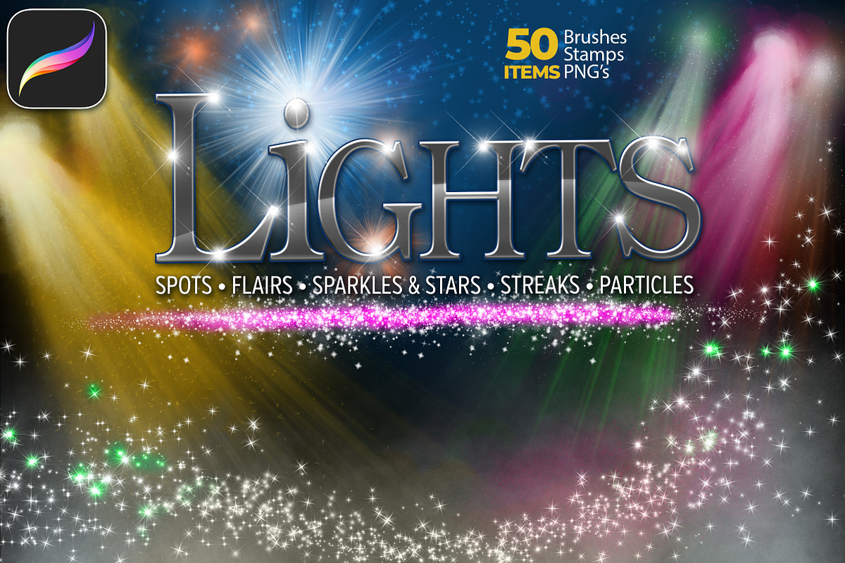50 Lights Set, a Brush Add-On by potterDesigns (Photo 1 of 7)